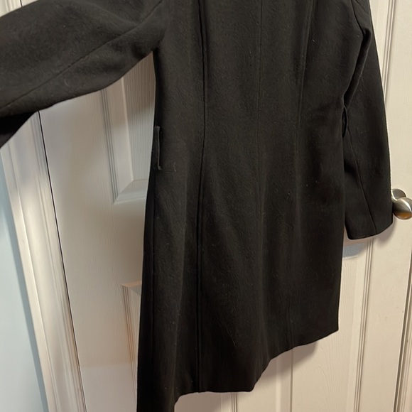 Tommy Hilfiger black button up pea coat size medium - Picture 7 of 12